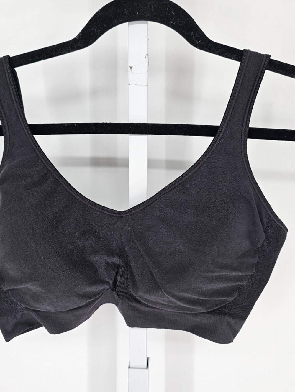 Bali Womens Sz XL Lightly Padded T Shirt Bra Style 3488 Black